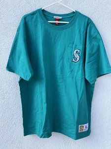 Camiseta Mitchell & Ness Seattle Mariners Bolsillo XL NUEVA CON ETIQUETAS PRECIO DE VENTA SUGERIDO POR EL FABRICANTE $55 - Imagen 1 de 8