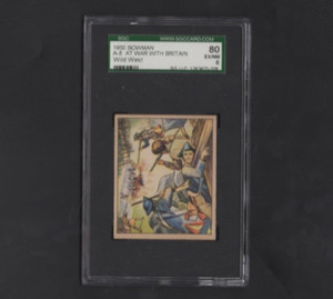 1949 Bowman Wild West A8 At War Wwith Britain SGC 6
