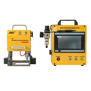 Portable 12*5cm Pneumatic Dot Peen Marking Machine For Metal Engraving Chassis - Picture 1 of 10