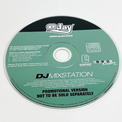 eJay DJ Mixstation Digital Music Mixing CD-ROM 2003 Promotional Version - Image 1 of 3