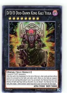Yu-Gi-Oh D/D/D Duo-Dawn King Kali Yuga MP16-EN143 Unlimited Super Rare Card NM - Picture 1 of 2