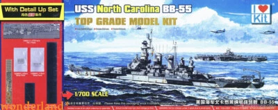 L love kit 65704 1/700 USS North Carolina BB-55 Model Kit - Image 1 of 4