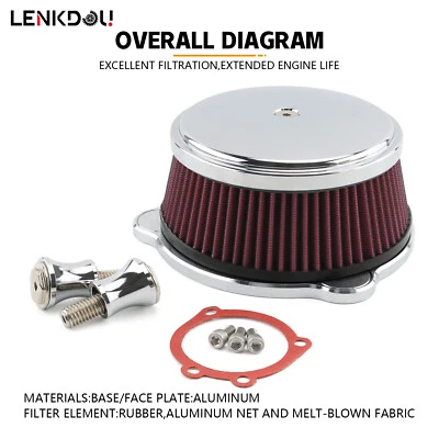 Kit de filtro de admisión de filtro de aire para Harley Sportster XL 883 XL 1200 especial personalizado Foto 1 de 4