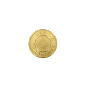 Bouton doré 16mm demi-bombé à queue Légion Etrangère or mat - Foto 1 di 1