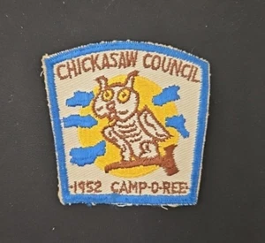 1952 Chickawaw Rat Pfadfinder Aufnäher - Camp-o-Ree - Bild 1 von 2