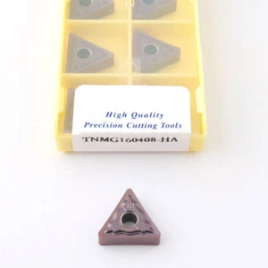 10P TNMG160408-HA TNMG332-HA CNC Lathe Carbide Turning Inserts TNMG For MTJNR/L - Picture 1 of 3