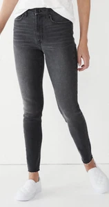 Women’s NINE WEST Gray Wash Perfect High-Waisted Skinny Jeans Size 16 NWT - Picture 1 of 9