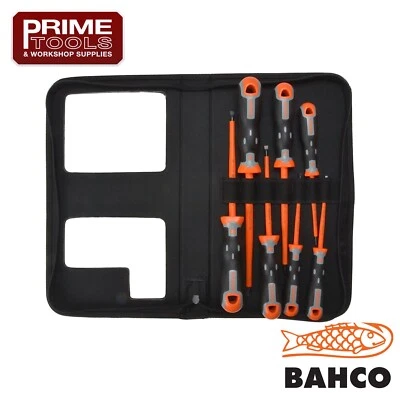 Bahco 202.032 Tekno+ VDE Insulated 7 Piece Screwdriver Set - Slotted & Pozi - Image 1 of 3