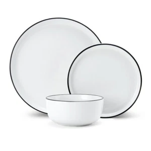 Mikasa Limestone Porcelain 12pc Dinner Set, White - Picture 1 of 6