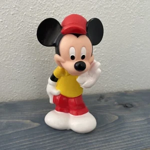 Vintage 1982 CBS Playskool Walt Disney Mickey Mouse Baby Squeak Toy 5 1/2” (Y7) - Picture 1 of 8