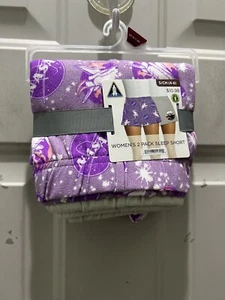 New!NASA Women’s Two Pack Sleep  Shorts. Size S(4-6). Great Gift - Picture 1 of 4