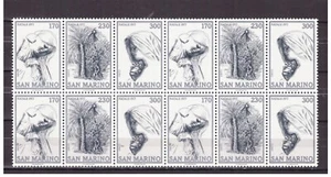 Briefmarken San Marino 1977 Weihnachten Emilio Greco TRITTICO MNH * QUARTINA SAS997-99 - Bild 1 von 1