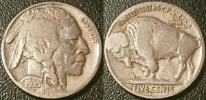États-Unis - 5 cents Buffalo nickel 1935 D, Denver !!! KM#134 - Imagen 1 de 1