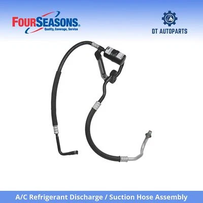 For 1998-2002 Ford Escort AC Refrigerant Discharge / Suction Hose Assy 4 Seasons - Image 1 of 4