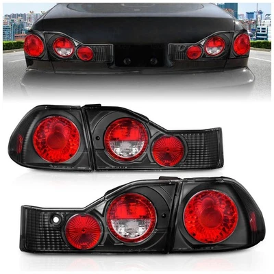 Luz trasera izquierda y derecha carcasa negra Anzo 221041 para Honda Accord 1998-2000 Foto 1 de 4