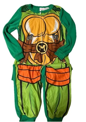 Teenage Mutant Ninja Turtles Pajamas Boys Size 6/7 Raphael Nickelodeon TMNT - Image 1 of 4