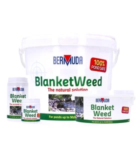 BERMUDA BLANKETWEED TREATMENT POND ALGAE CONTROL STRING REMOVER FISH KOI - Picture 1 of 8