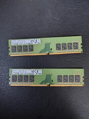 Samsung 8GB×2 1Rx8 (16GB Total) PC4-2400U-UA2-11  RAM M378A1K43CB2-CRC - Image 1 of 4
