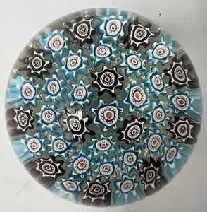 MURANO GLASS PAPERWEIGHT Fratelli Toso Millefiori Venice Italy Vintage VGC 3” - Picture 1 of 16