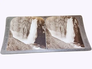 Antique 1906 Underwood & Underwood Stereoview #44 Voringfos Waterfall Norway - Picture 1 of 3