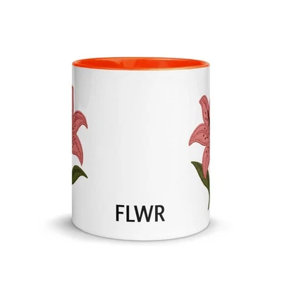 Taza con color interior FLWR Lily Foto 1 de 4