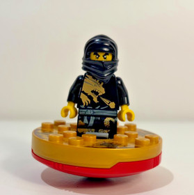 LEGO Ninjago Cole DX Minifigure with Spinner &ndash; Sets 2520 2170 2409 Gold Dragon