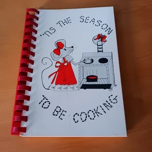 1970s Christmas Cookbook   Tis The Season To Be Cooking   Vintage Spiral Bound - Bild 1 von 5