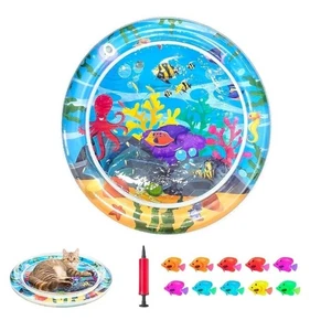 Cat Dog Water Mat with 3PCS Multi-Color Lights [ Newly Upgraded, 2 Layers...218 - Picture 1 of 8