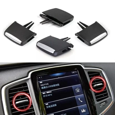 4Pcs Front Rear Dashboard A/C Air Vent Outlet Tab Clip Kits For Volvo XC90 14-23 - Image 1 of 4