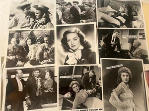Large Lot Press Kits Photos Photographs Publicity 8x10 Black White Vintage 2017 - Picture 1 of 4