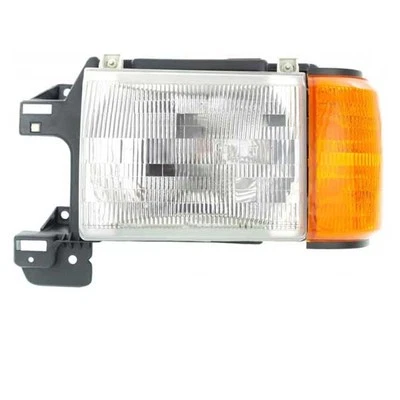 For 87-91 F-Series & Bronco Headlight Headlamp w/o Chrome Trim w/Bulb Left Side - Image 1 of 4