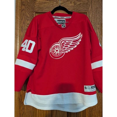 Camiseta deportiva de hockey Reebok vintage Detroit Red Wings Henrik Zetterberg 40 juvenil L XL Foto 1 de 4