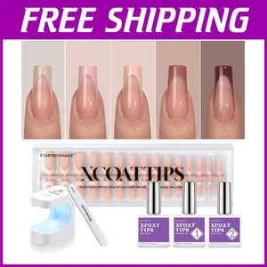 Kit Unghie Francese con Lampada Unghie - Unghie Fai da Te Tutto in Uno - Foto 1 di 9