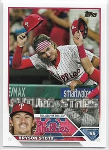 2023 Topps Bryson Stott #295 Espejo Dorado Variación de Imagen Impresión Corta Filis - Imagen 1 de 2
