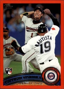 2011 Topps Factory Set Red Border #501 Tsuyoshi Nishioka /245 - Picture 1 of 2