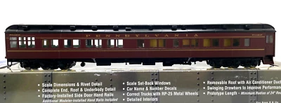 HO WALTHERS 932-10454 PULLMAN HEAVYWEIGHT SOLARIUM-OBS PL 3975C PENNSYLVANIA PRR - Image 1 of 2