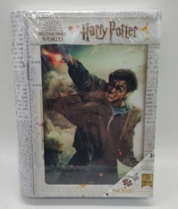 Harry Potter Prime 3D Image 300 pc Puzzle 12"×18" Tin Book Storage Hogwarts Wand - Picture 1 of 6