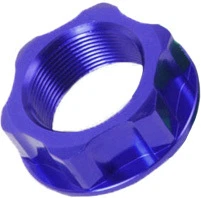 YAMAHA YZ85 TTR 50 110 125 ZETA STEERING STEM NUT BLUE M22X27-P1.0 H12 ZE58-2022 Foto 1 de 2