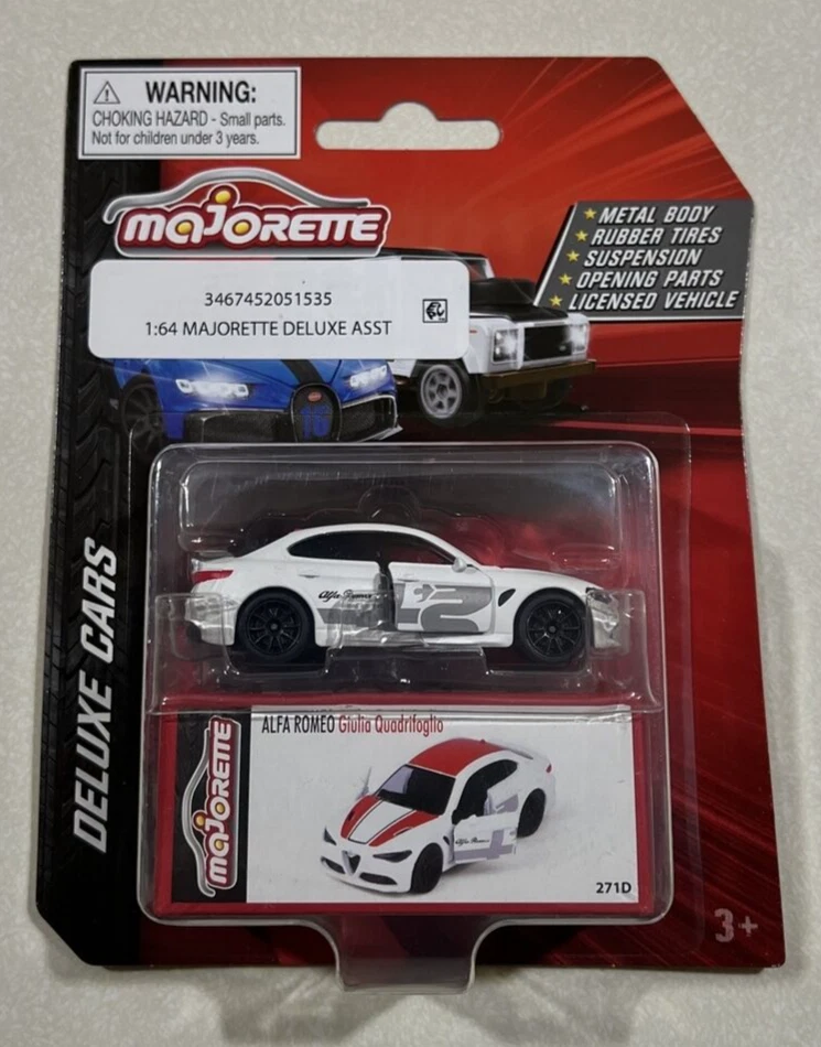 NEW 2023 MAJORETTE  ALFA ROMEO GIULIA QUADRIFOGLIO VHTF - Image 1 of 1