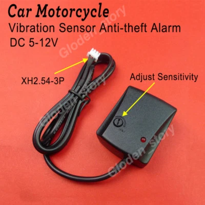 DC 6V-12V Anti-theft Security Alarm System Burglar Alarm Bicycle Motorcycle Car - Image 1 of 3