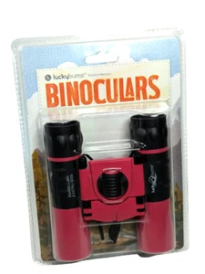 LuckyBums Youth Kids 10x25 Obj Power Lens Scout Bino Compact Binoculars - NEW! - Picture 1 of 10