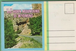 Vintage Postcard Fold-Out Folder Folio Souvenir Big Horn Mountains Wyoming WY - Picture 1 of 3