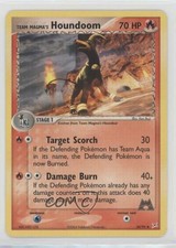2004 Pokemon EX Magma vs Aqua Team Magma's Houndoom #34 2no