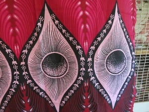 Vintage 70's Disco Era Cool Retro Cotton fabric for Pillows Never Used Barkcloth - Picture 1 of 5