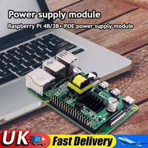 Ethernet POE Power Supply Module with Heatsinks for Raspberry Pi 4B/3B+ UK - Bild 1 von 8