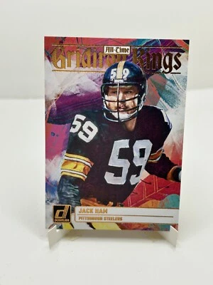 2023 Panini Donruss #ATG-14 Jack Ham Gridiron Kings Pittsburgh Steelers - Image 1 of 2