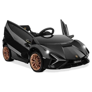 Kids 12V Electric Ride on Licensed Lamborghini Sian Roadster Motorized Toy Car w - Picture 1 of 6