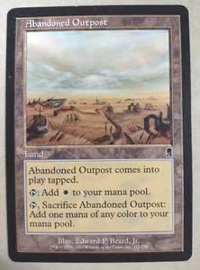 "Tarjeta de Odisea Magic The Gathering ""PUESTO AVANZADO ABANDONADO"" 312/350 ¡ENVÍO GRATUITO! - Imagen 1 de 2