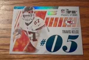 2022 SCORE CARD NFL TOP 100 PLAYERS OF 2021 SSP CASE HIT TRAVIS KELCE T5 SP - Picture 1 of 12