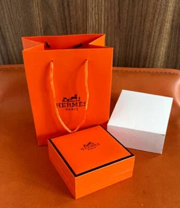Hermes Empty Jewellery Box + Bag - Picture 1 of 4